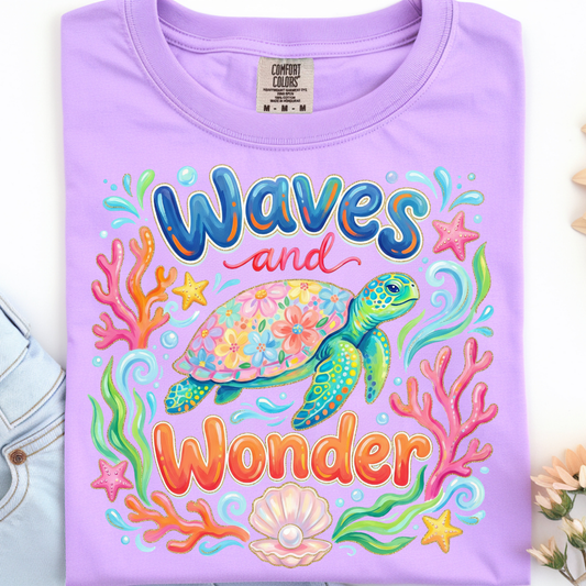 Waves and Wonder DTF Print