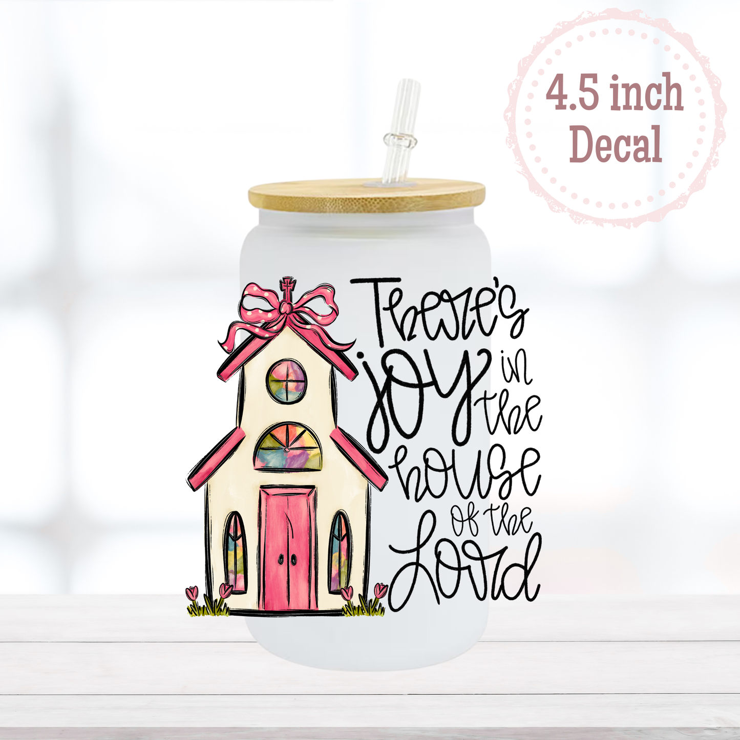 Joy in the House UVDTF Decal