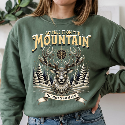 Go Tell It on the Mountain DTF Print