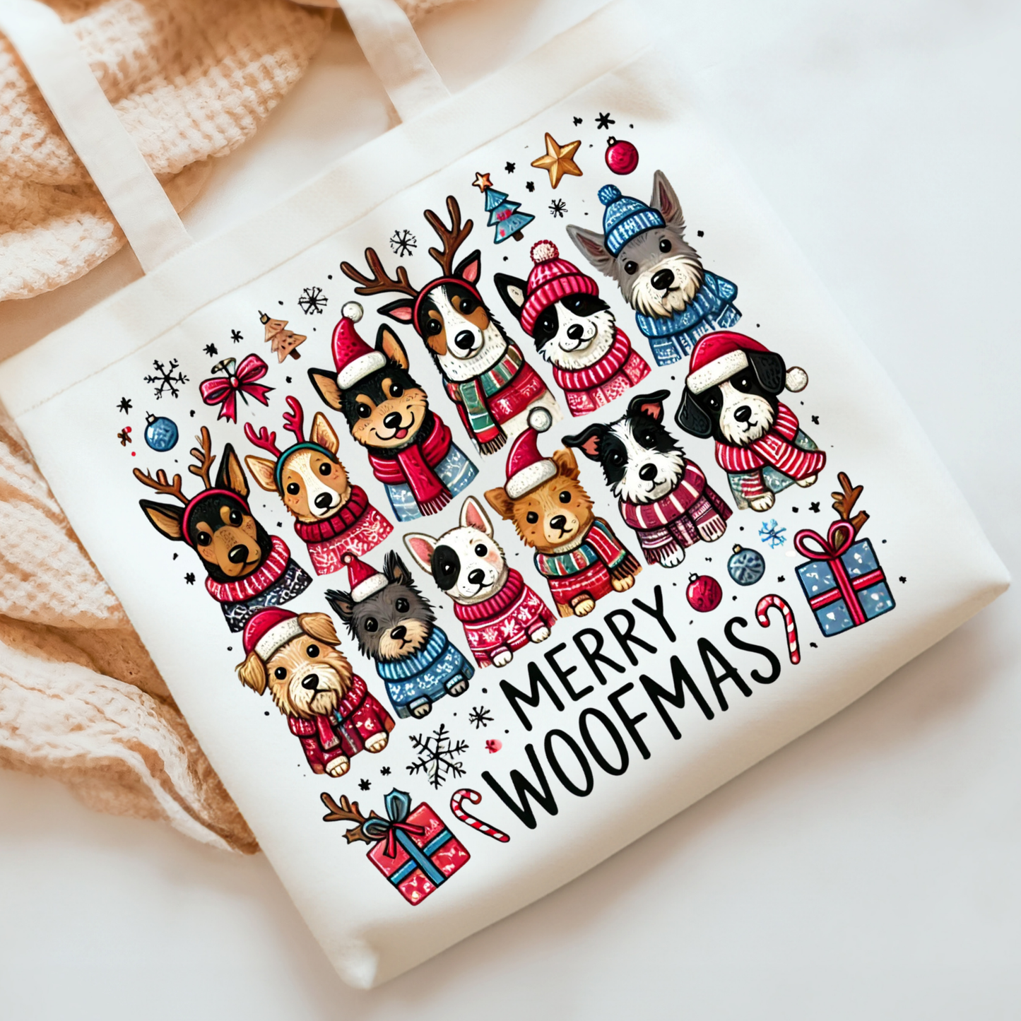 Merry Woofmas DTF Print