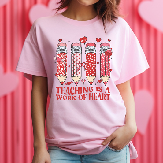 Teaching Hearts DTF Print