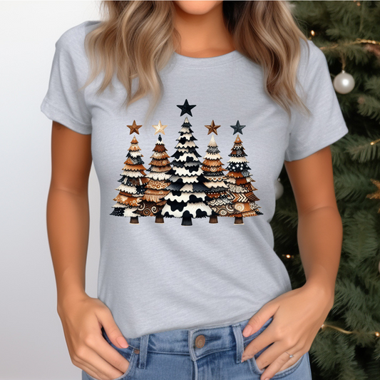 Western Trees DTF Print