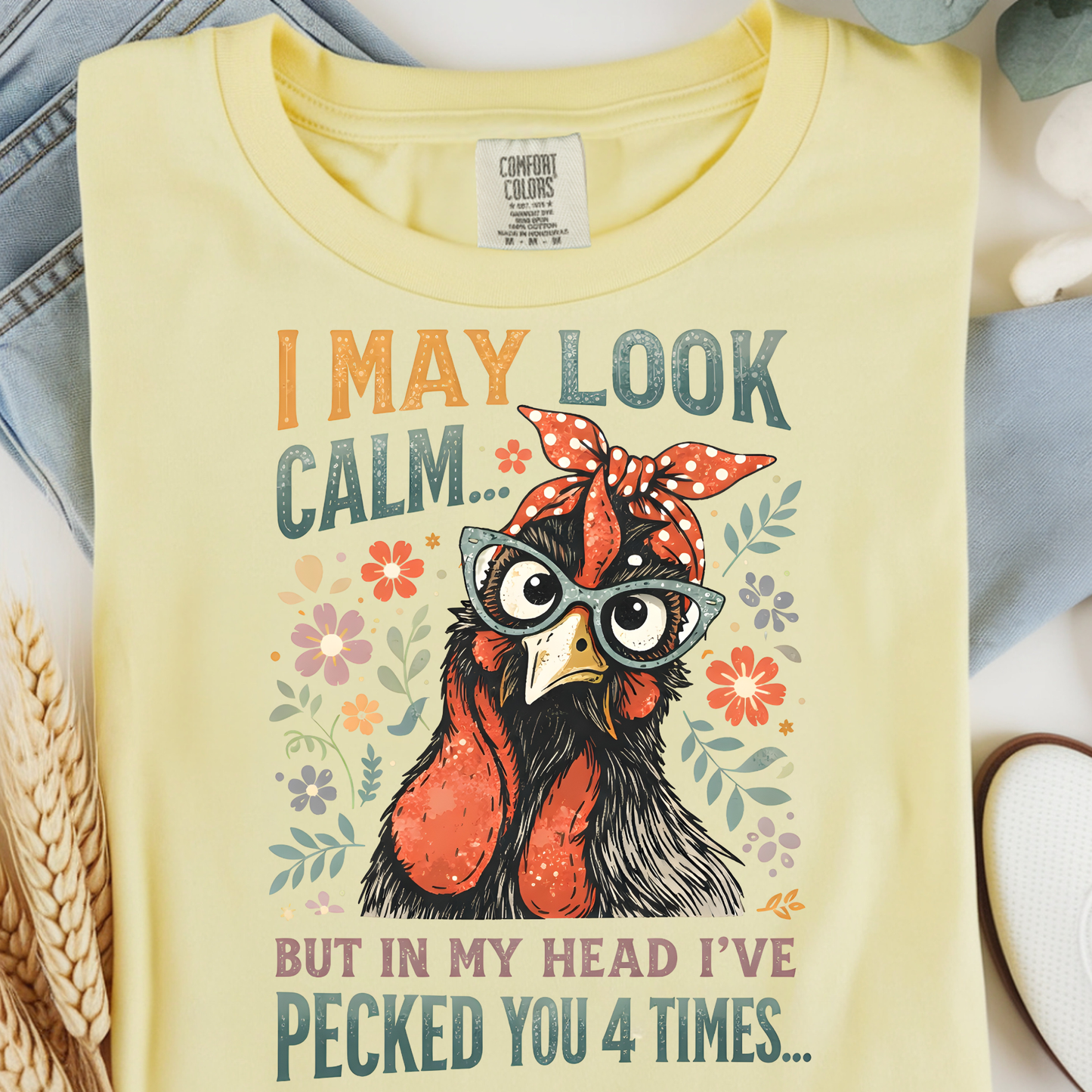 Funny Chicken DTF Print