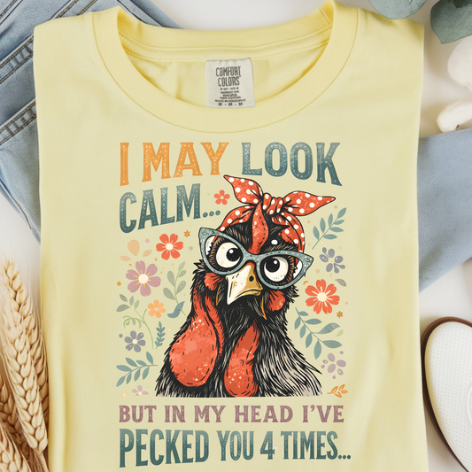Funny Chicken DTF Print