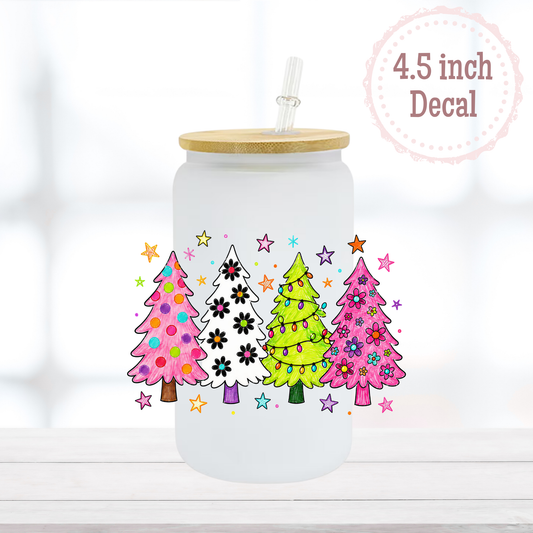 Colourful Trees UVDTF Decal