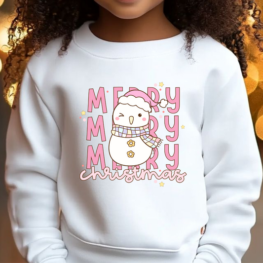 Merry Christmas Youth DTF Print