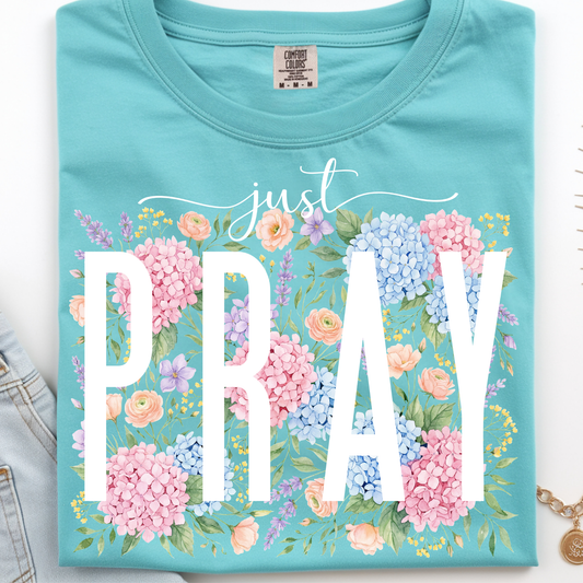 Just Pray DTF Print