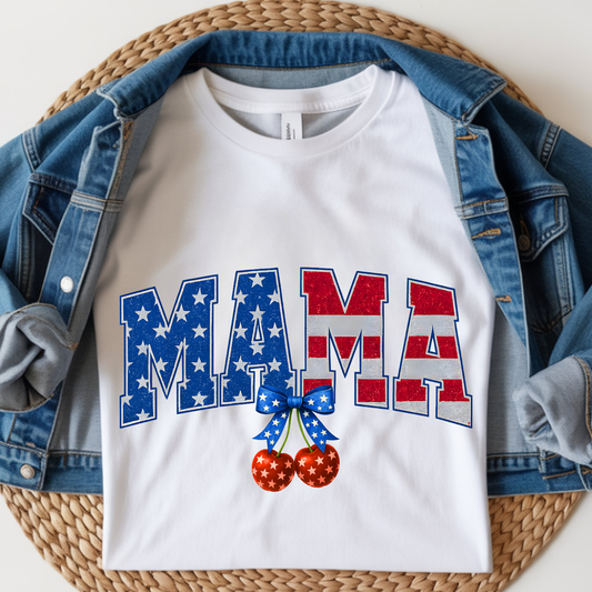 Mama Patriotic DTF Print