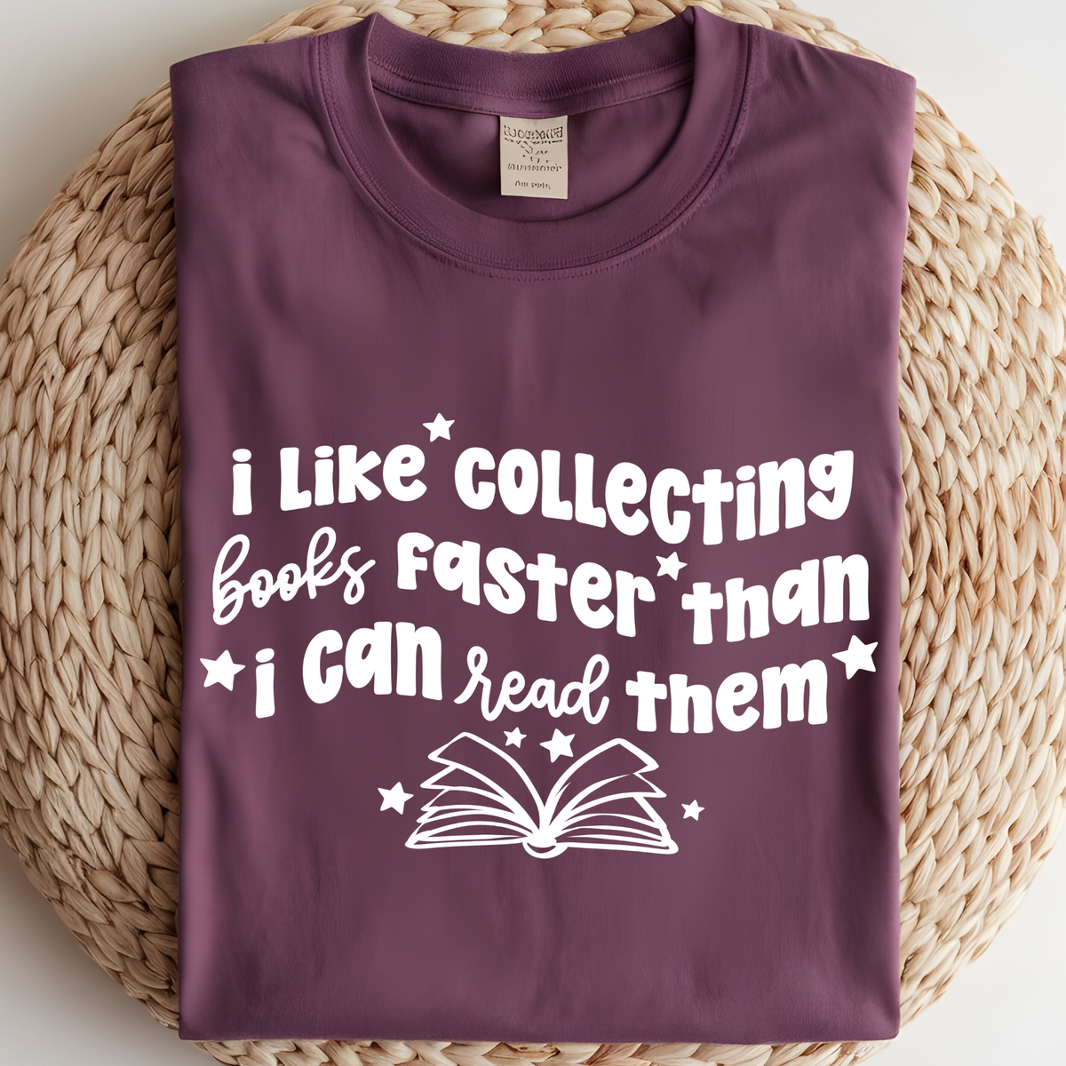 Collecting Books DTF Print