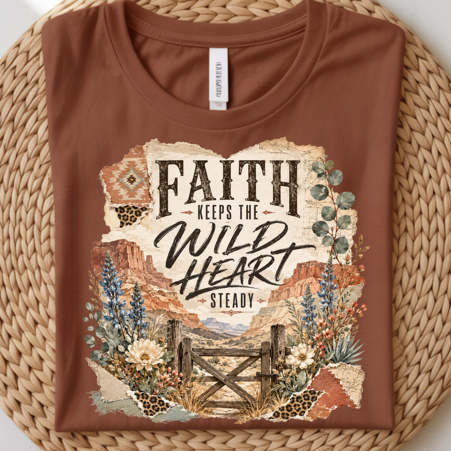 Faith Keeps Wild Steady DTF Print