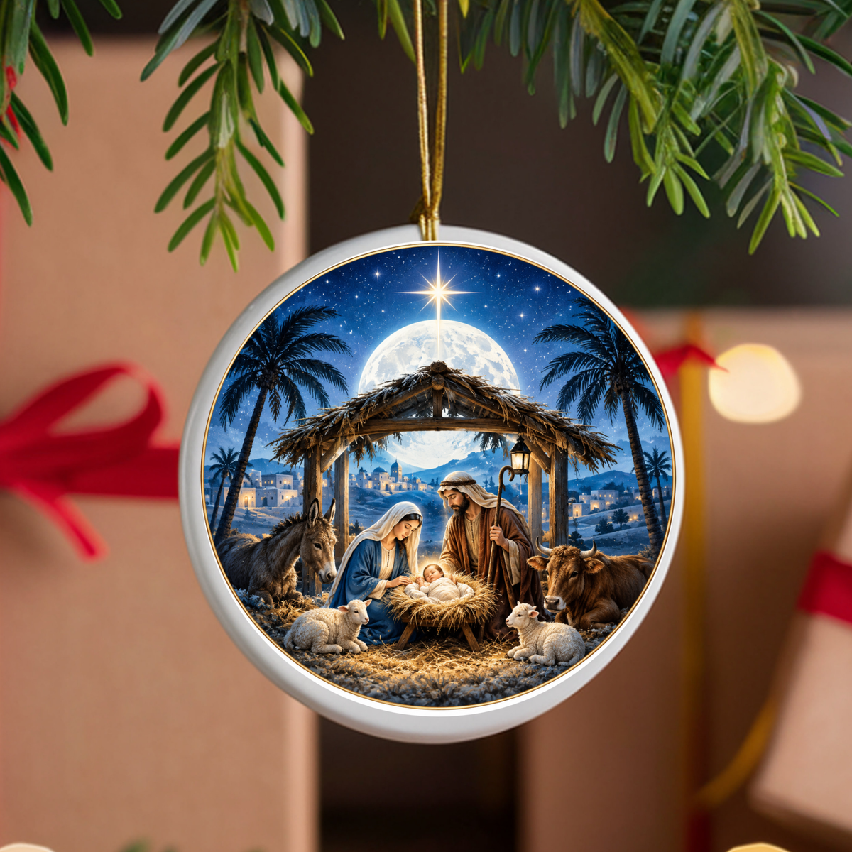 Nativity UVDTF Ornament Decal