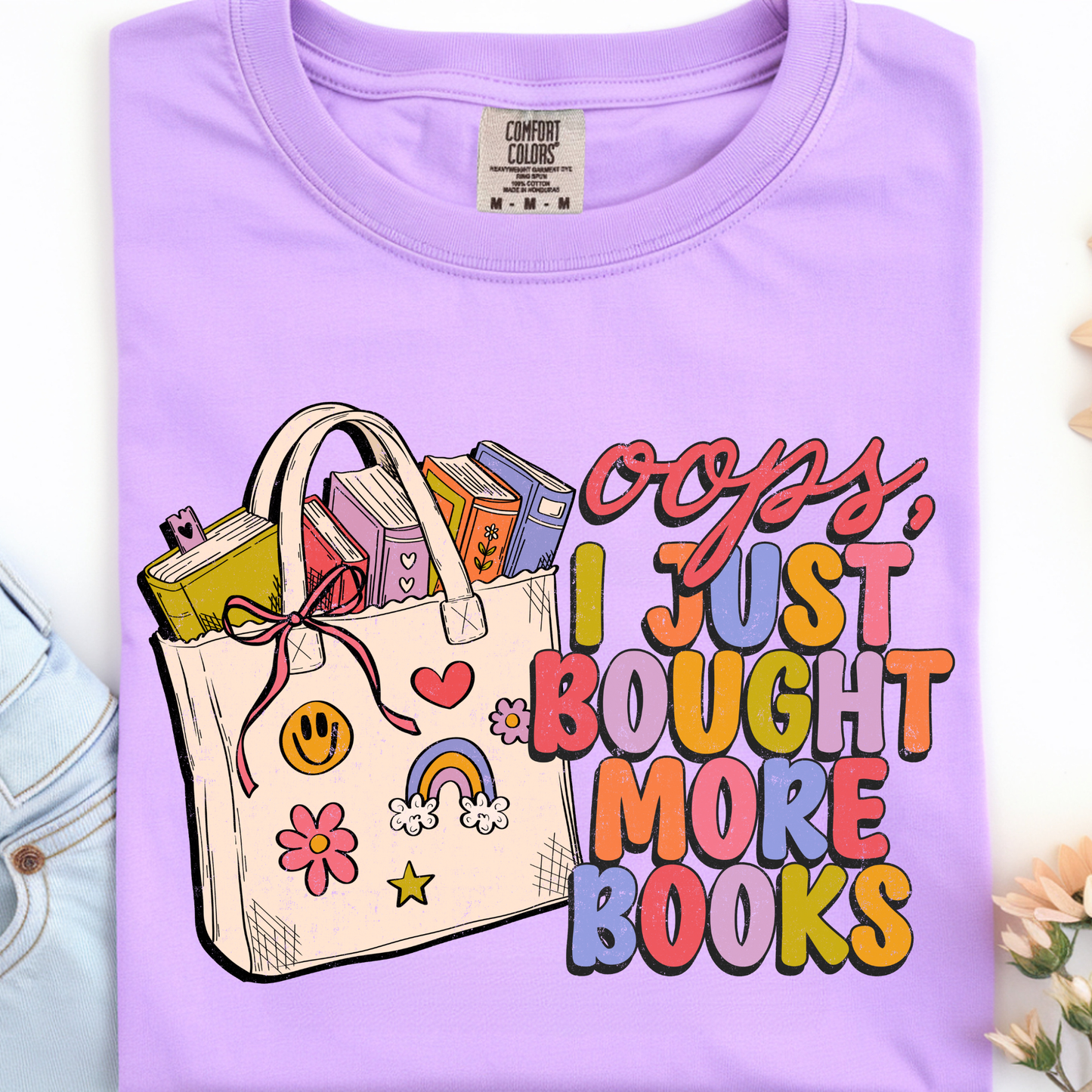 Oops Bought More Books DTF Print