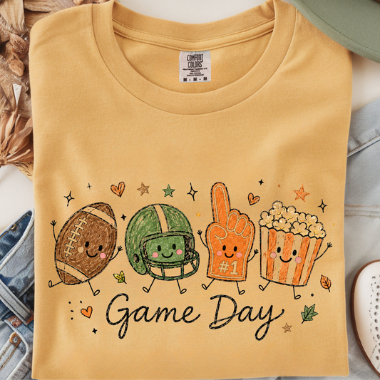 Game Day Doodles DTF Print