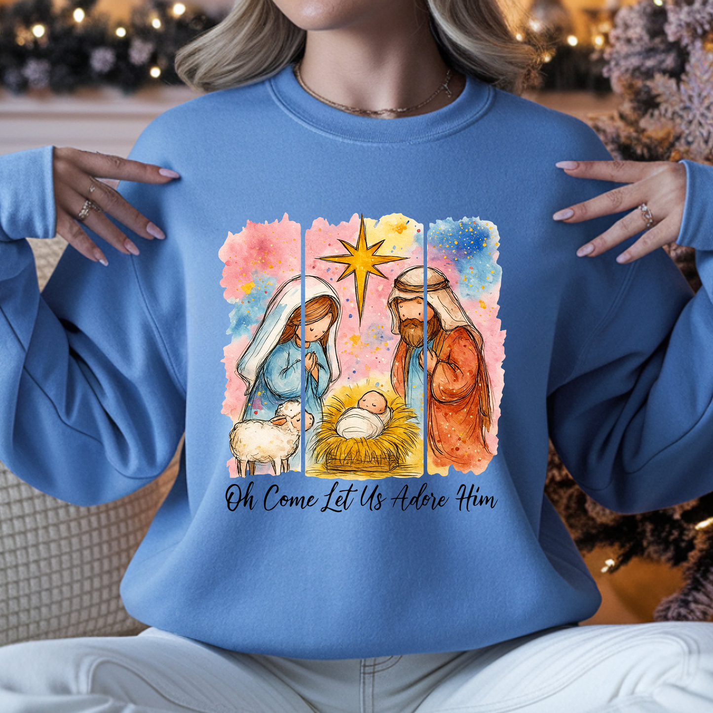 Let Us Adore Him DTF Print