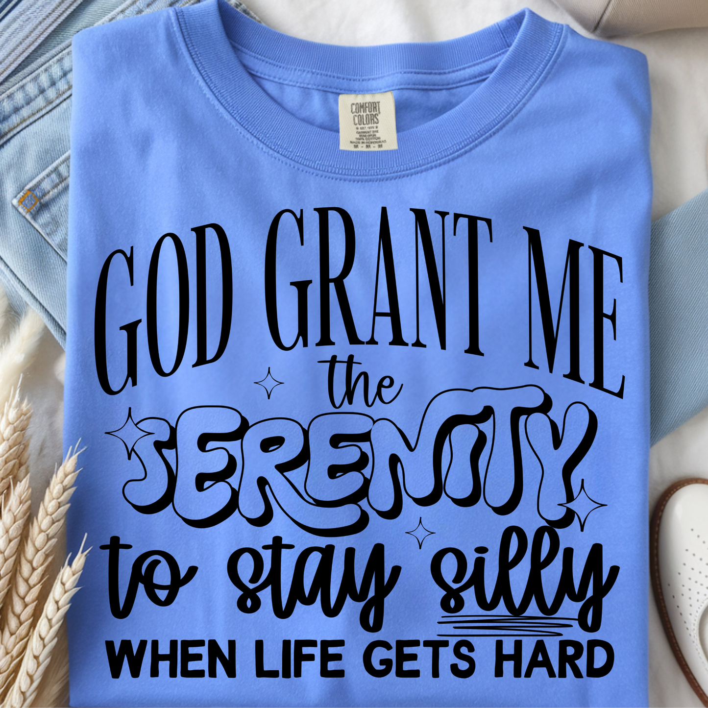 Serenity to Stay Silly DTF Print