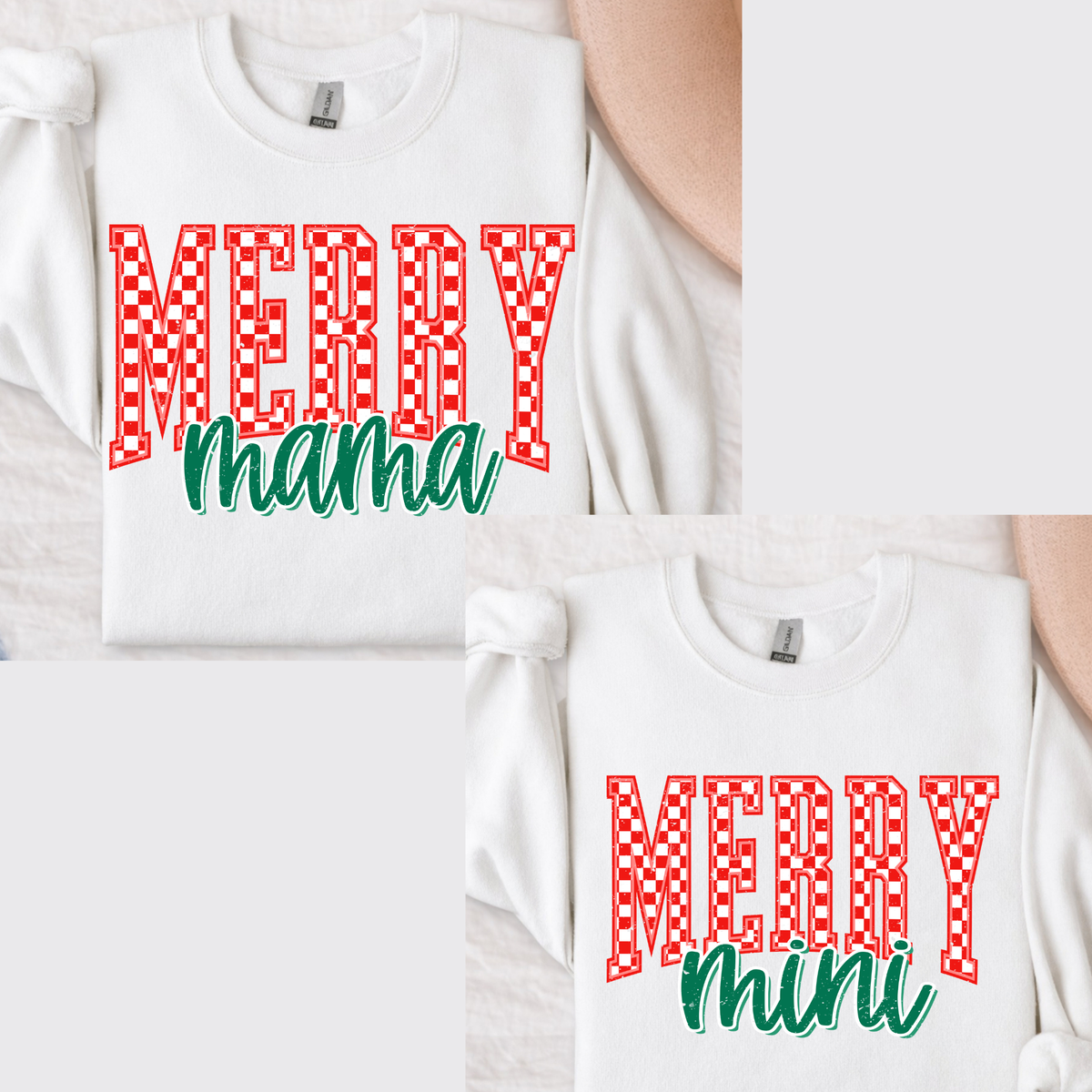 Merry Matching DTF Print =
