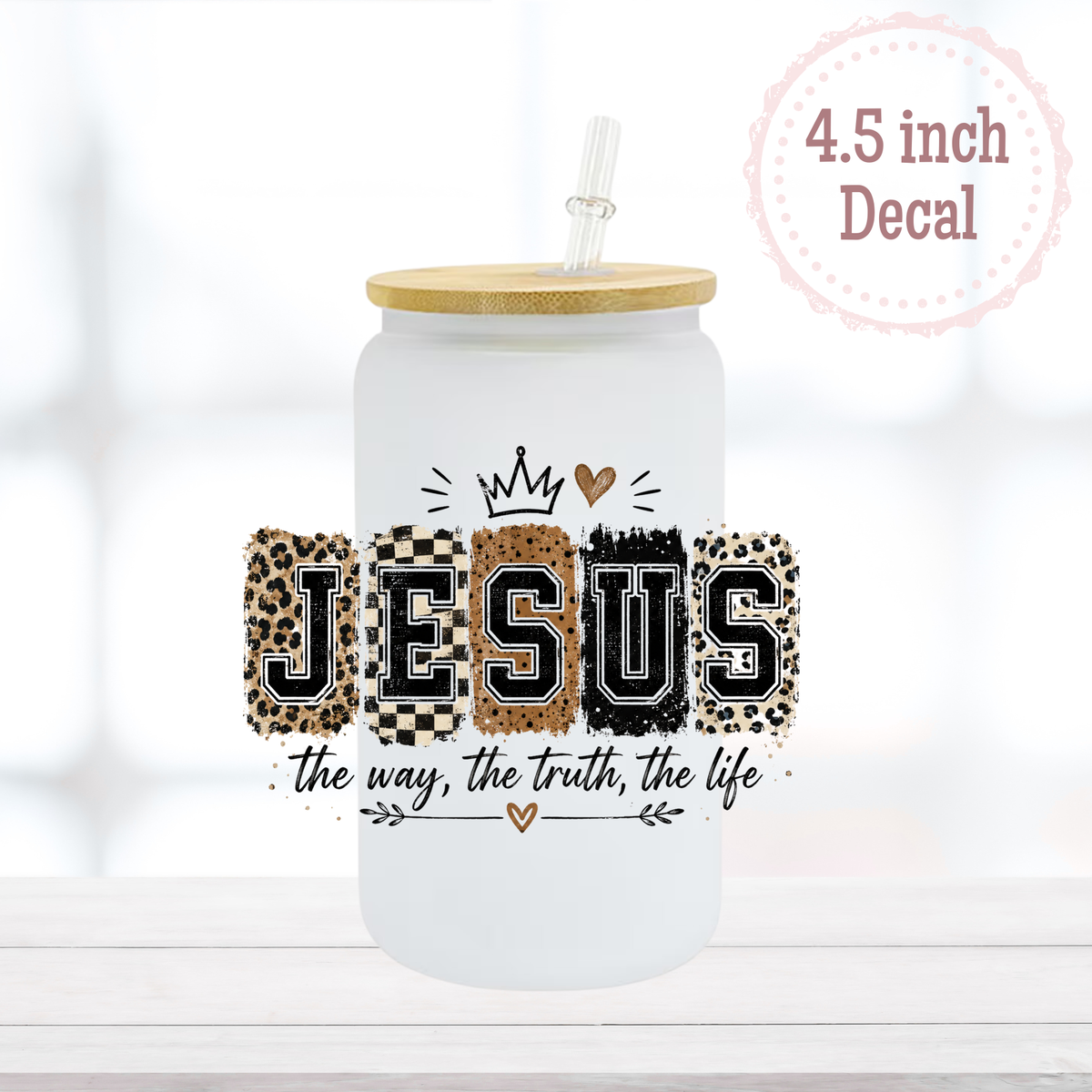 Jesus The Way UVDTF Decal