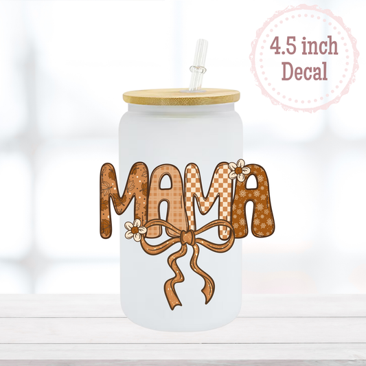 Mama Fall UVDTF Decal