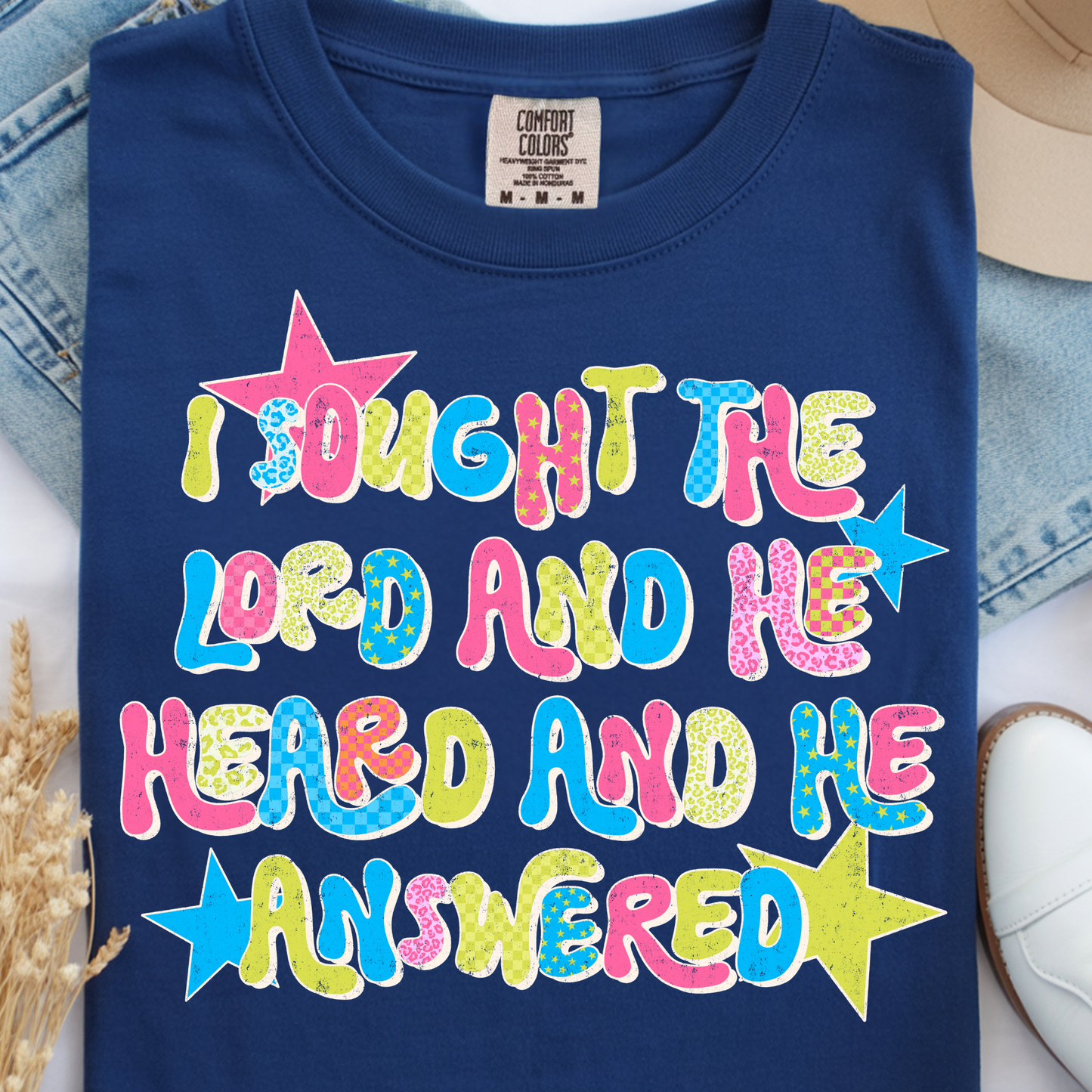 I Sought the Lord DTF Print