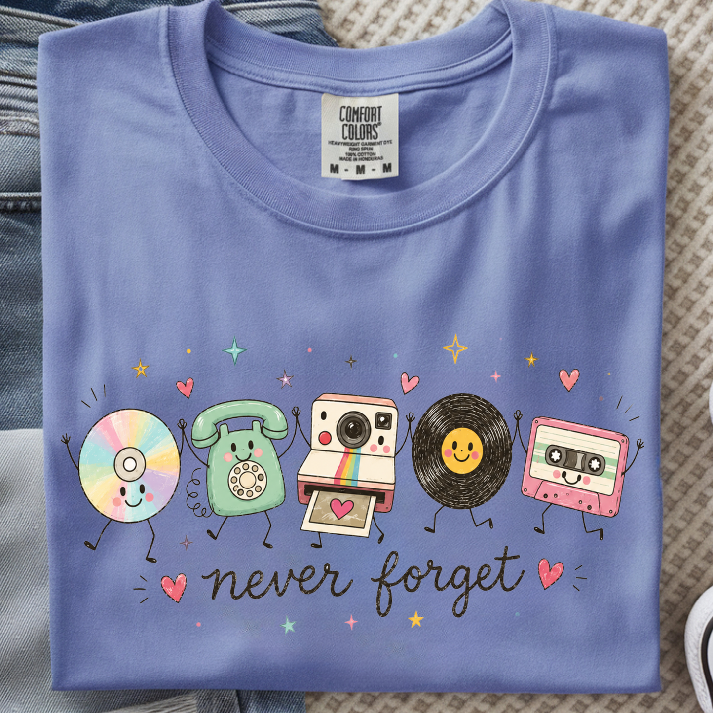 Never Forget DTF Print