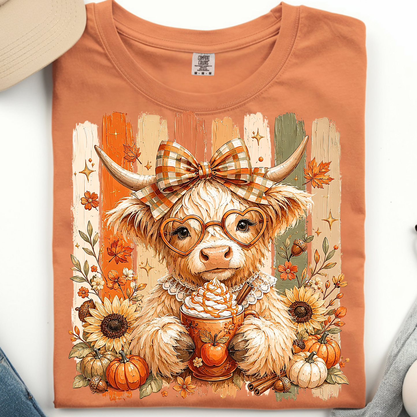 Cow Pumpkins DTF Print