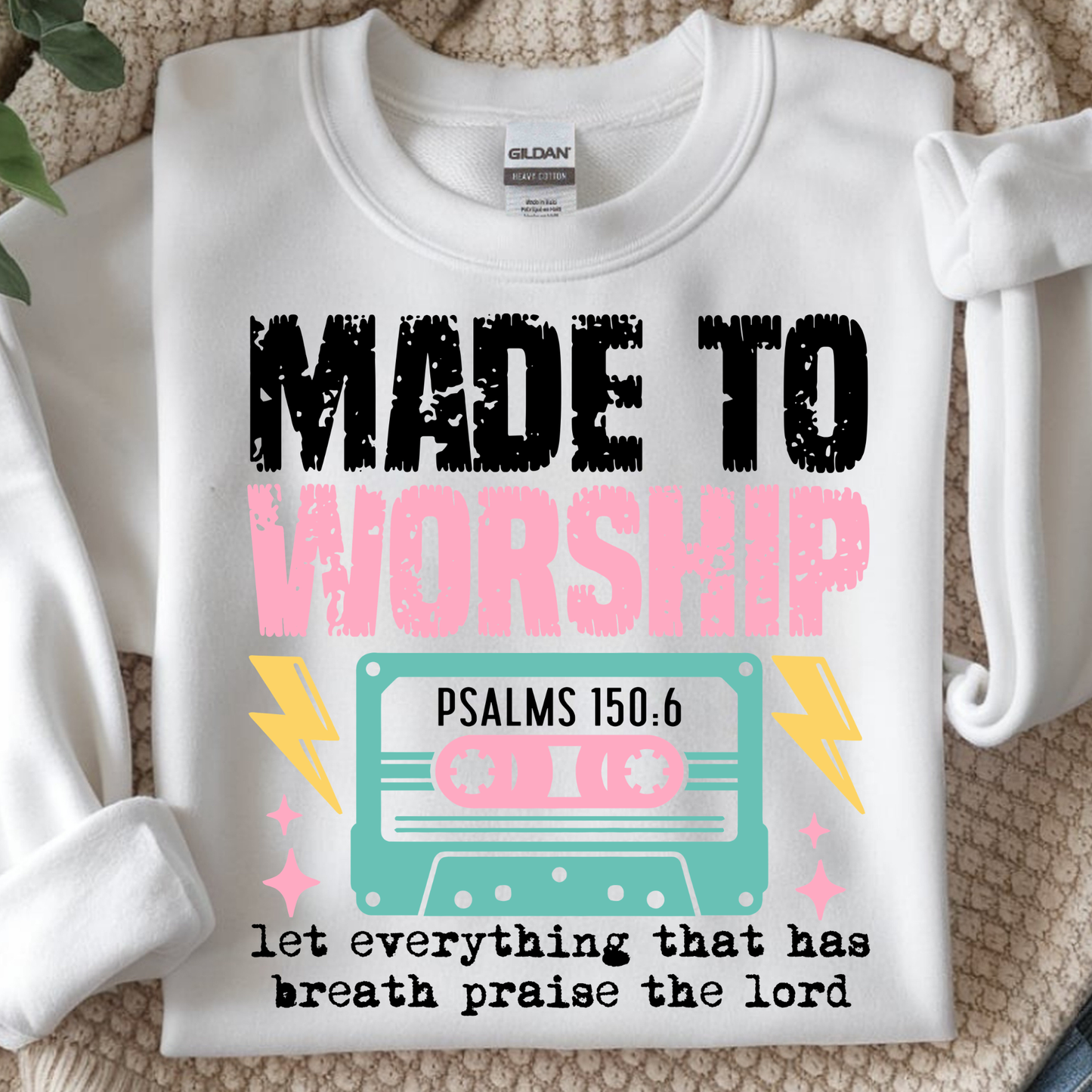 Made to Worship DTF Print