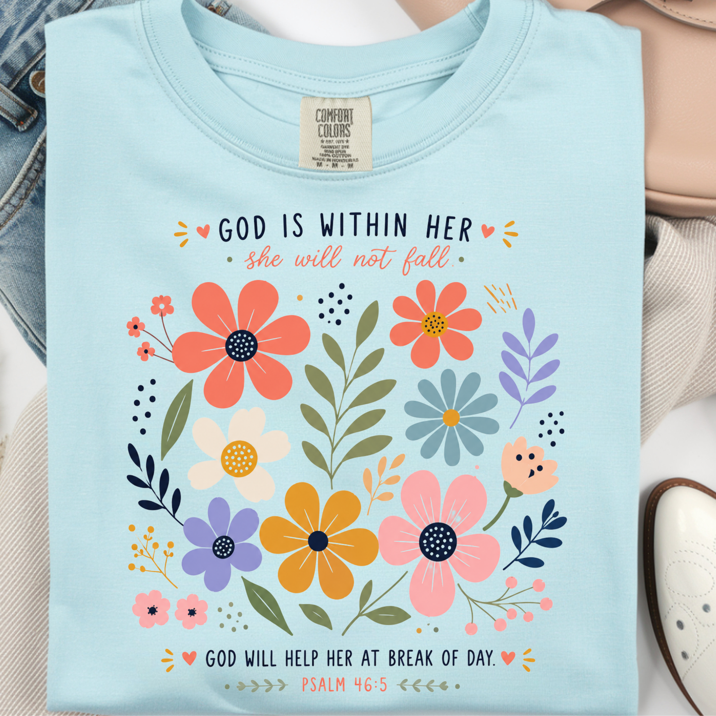 God is Within Her DTF Print