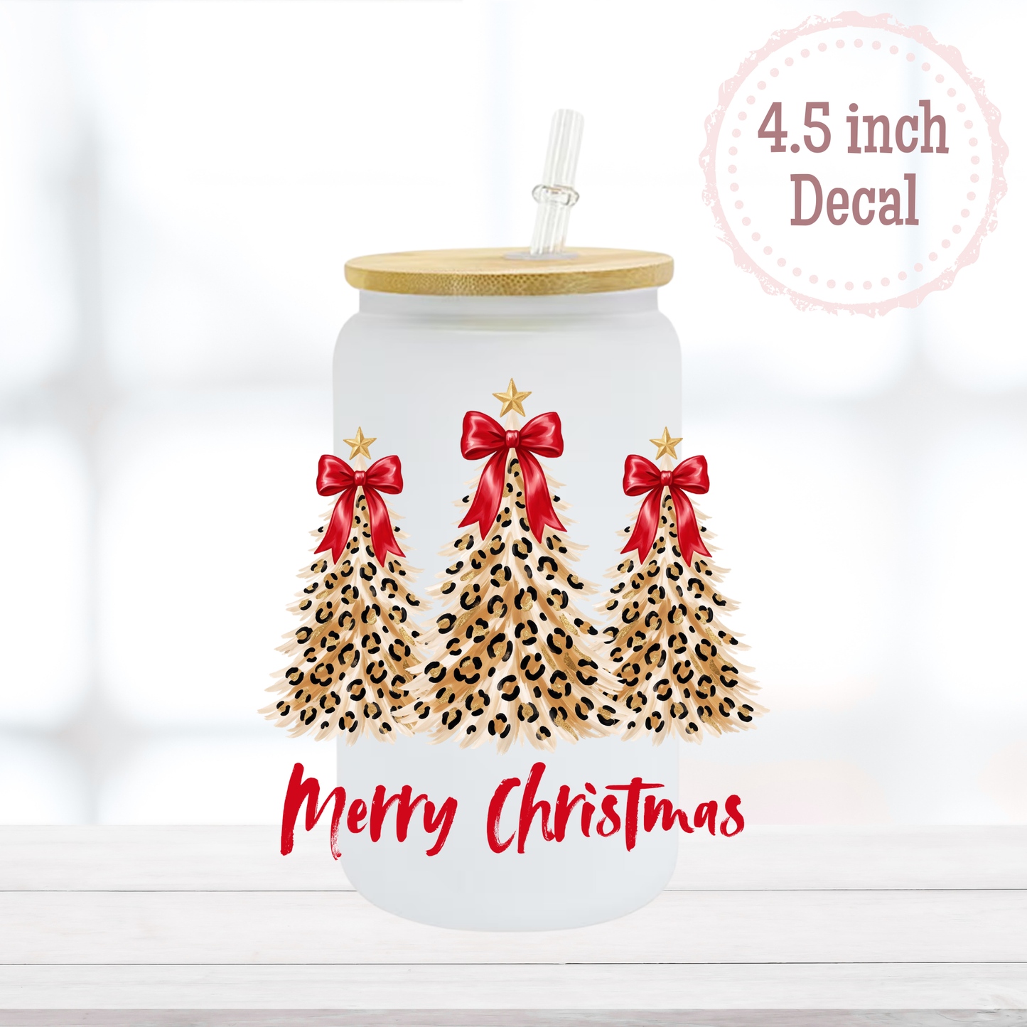 Cheetah Trees UVDTF Decal