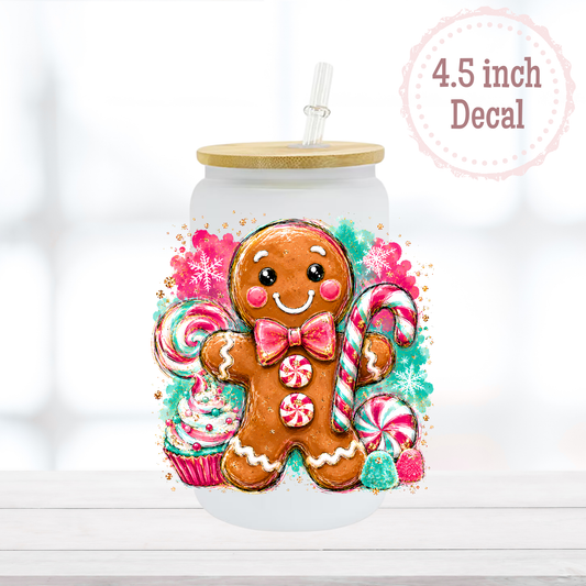 Gingerbread UVDTF Decal