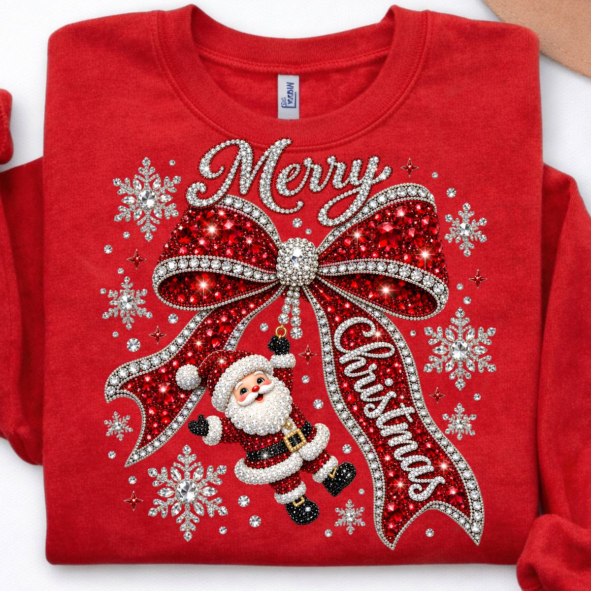 Christmas Rhinestone DTF Print