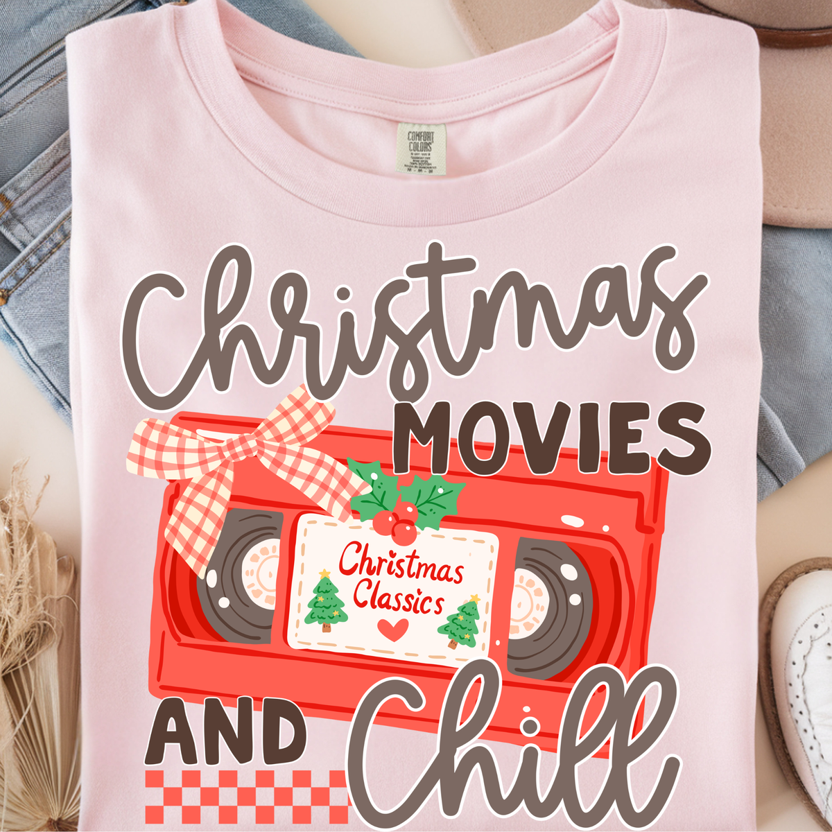Christmas Movies DTF Print