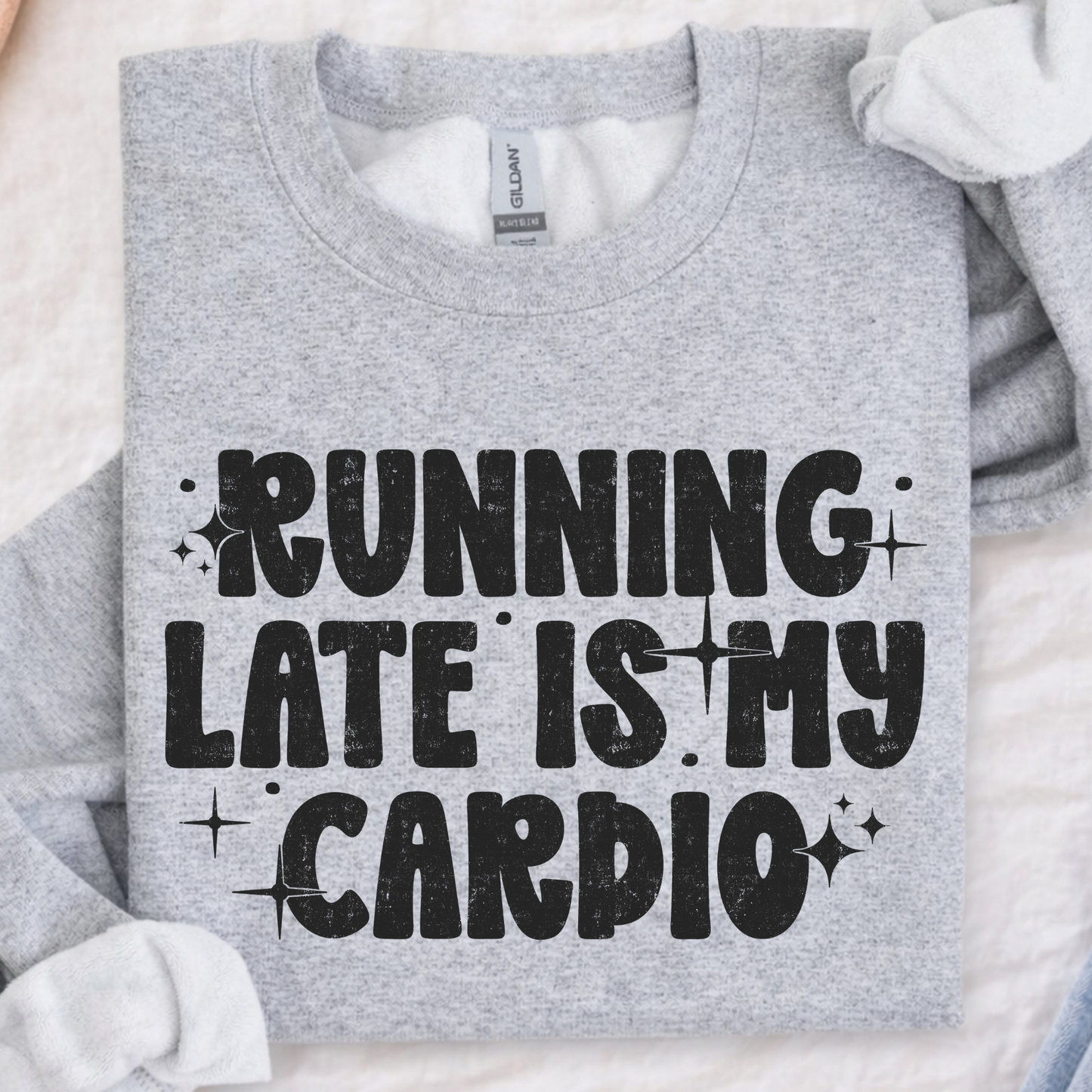 Running Late DTF Print