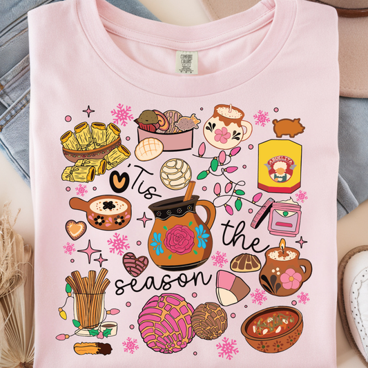 Tis the Season Latin Christmas DTF Print