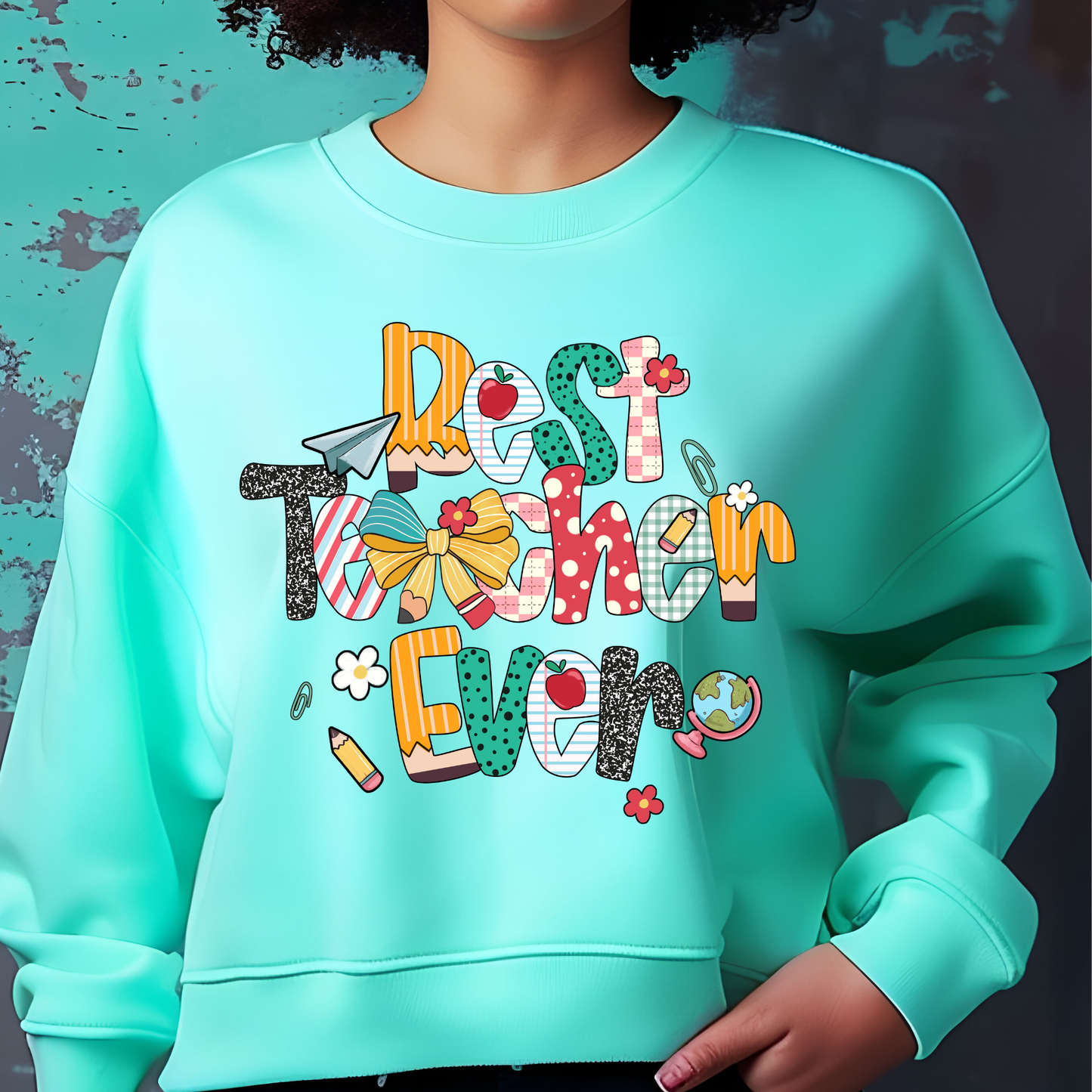 Best Teacher DTF Print