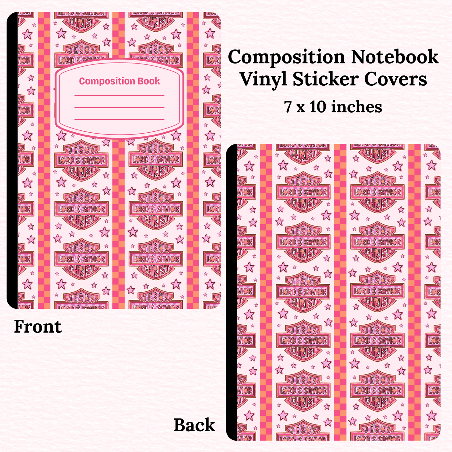 Jesus Composition Notebook Vinyl Cover