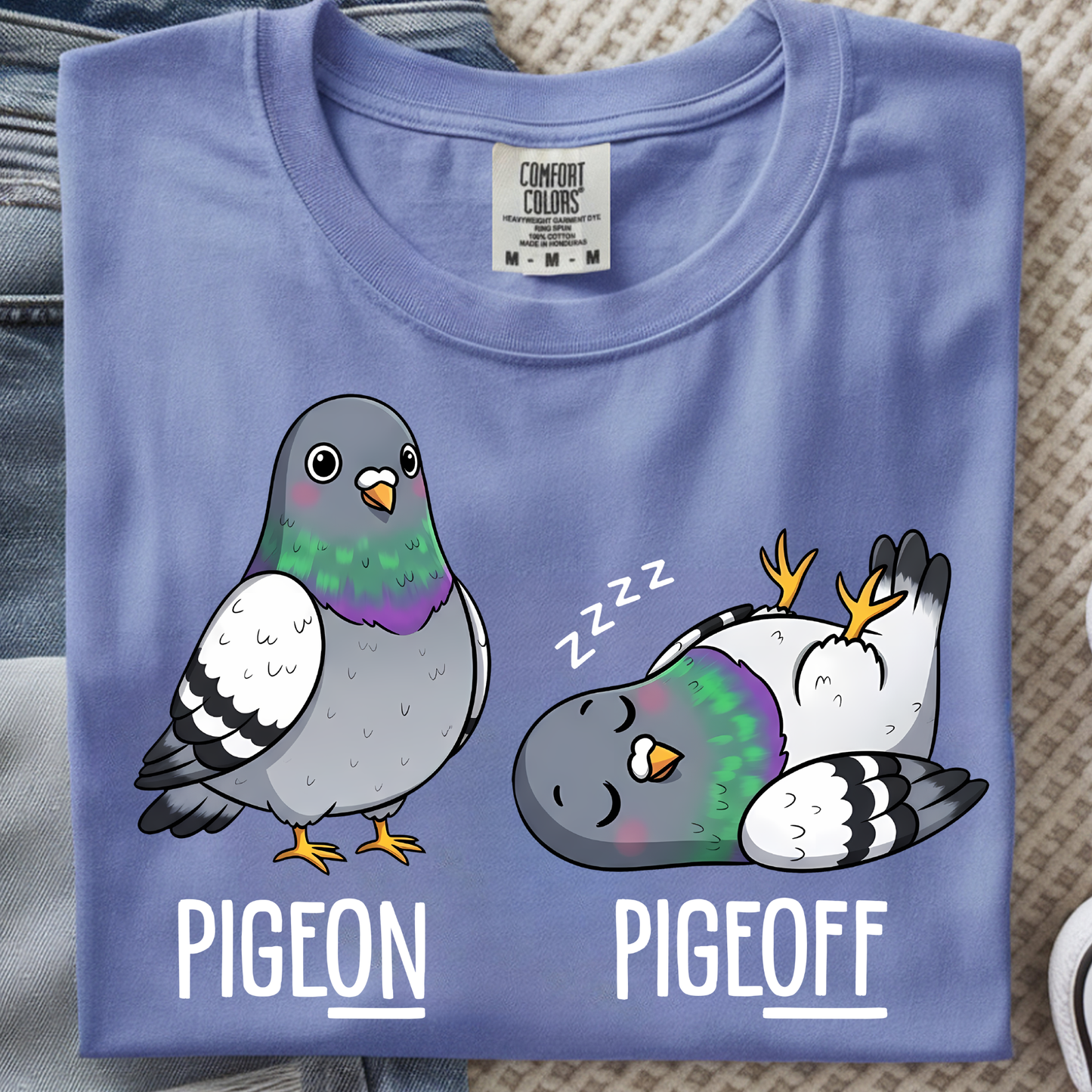 Pigeon Pigeoff DTF Print