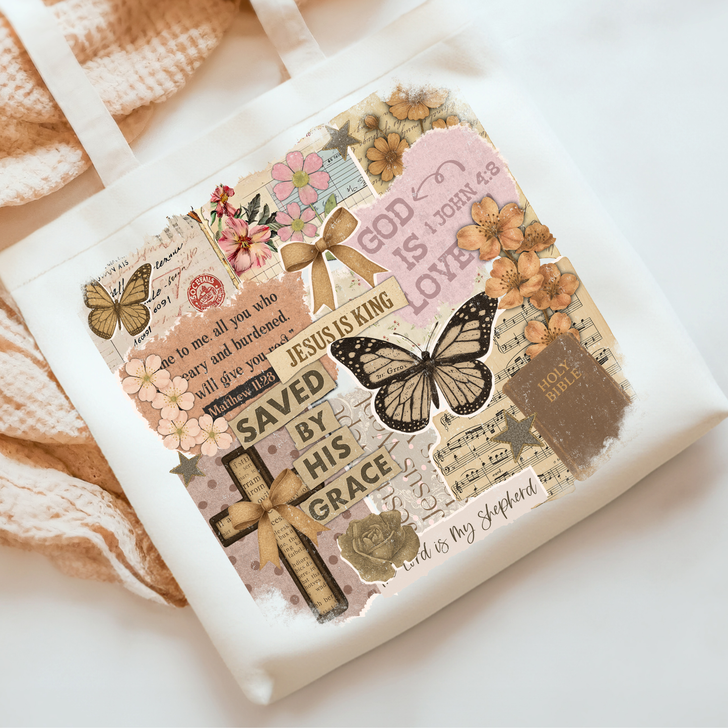 Faith Collage DTF Print