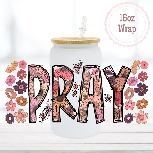 Pray 16oz UVDTF Cup Wrap