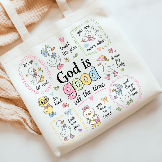God is Good Geese DTF Print