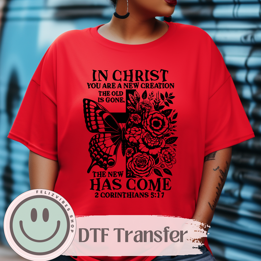 New in Christ DTF Print