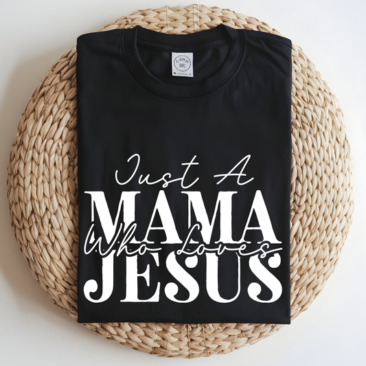Mama Loves Jesus DTF Print