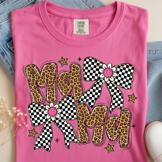 Mama Animal Print DTF Print