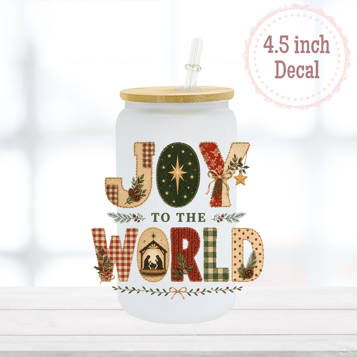 Joy to the World UVDTF Decal