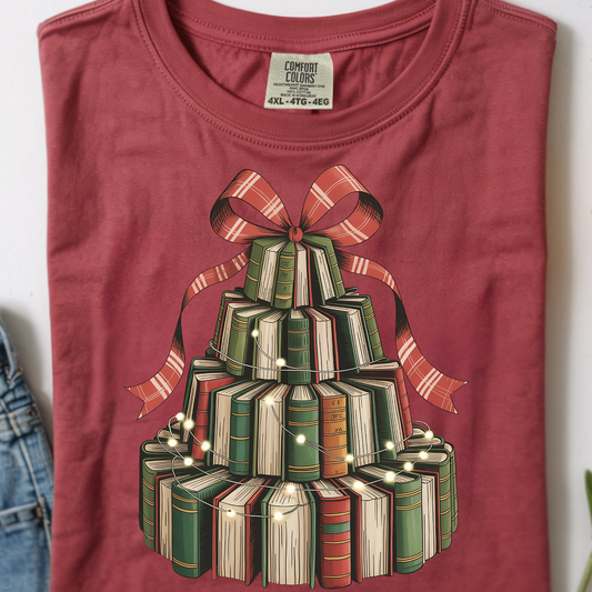 Books Tree DTF Print