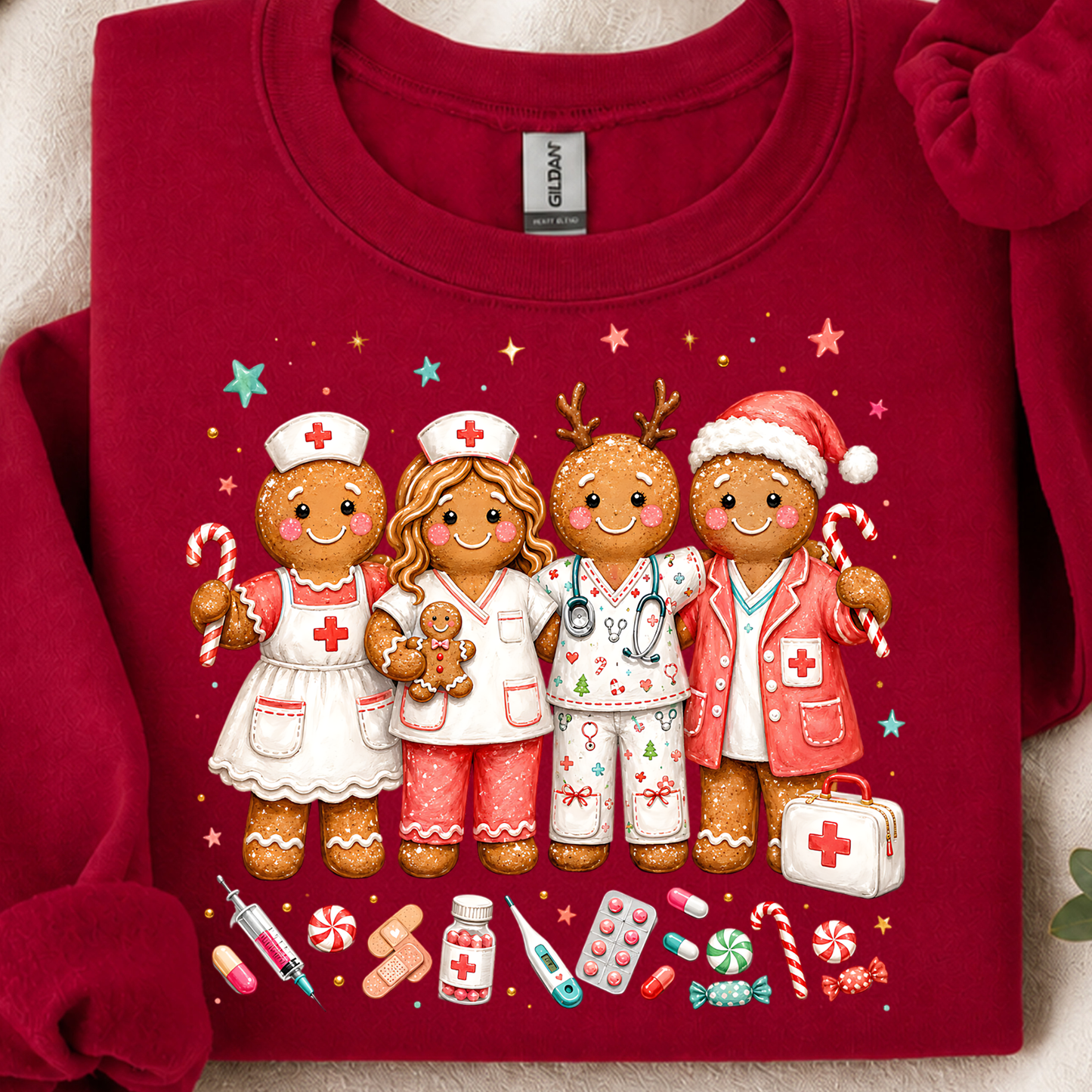 Medical Gingerbread DTF Print