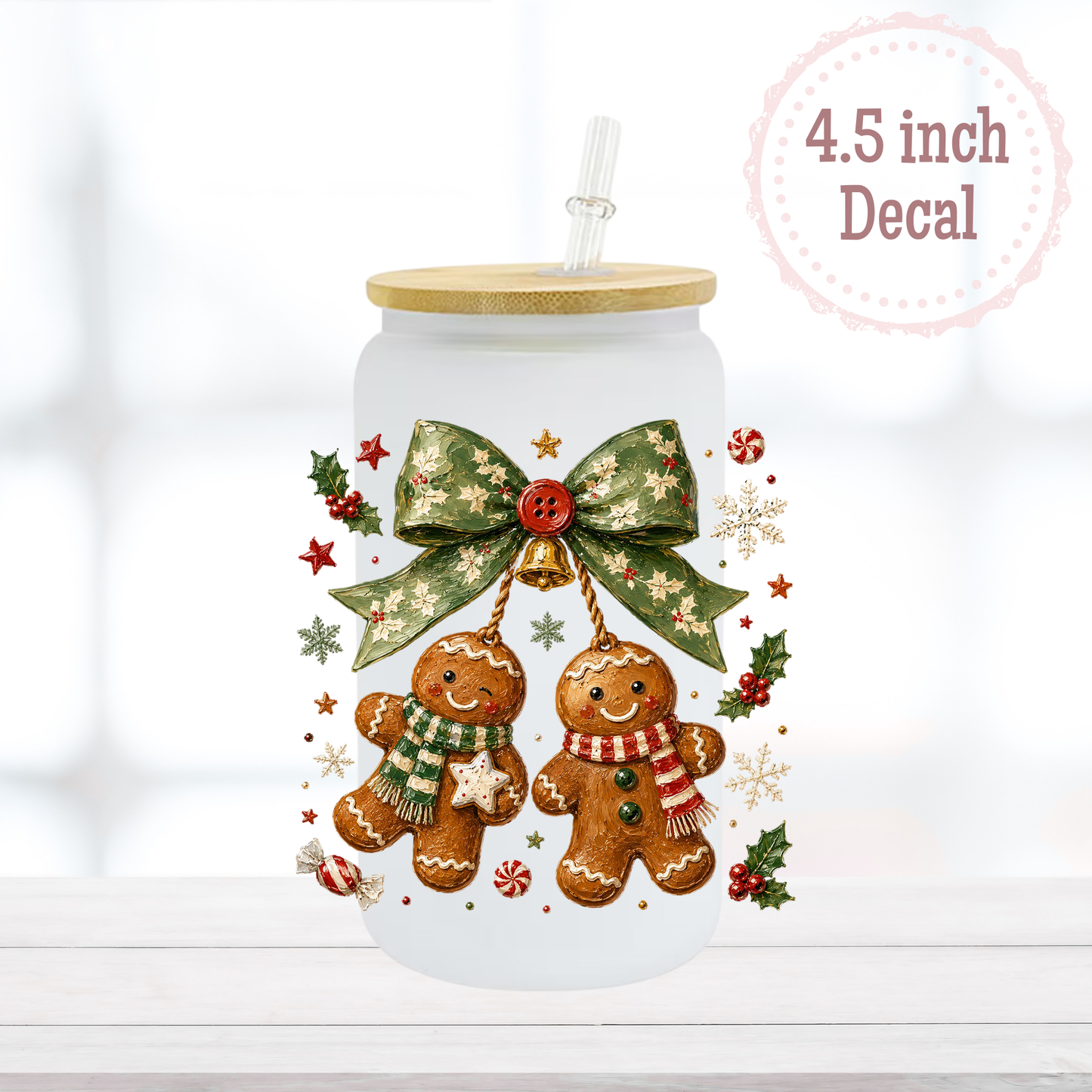 Gingerbreads UVDTF Decal