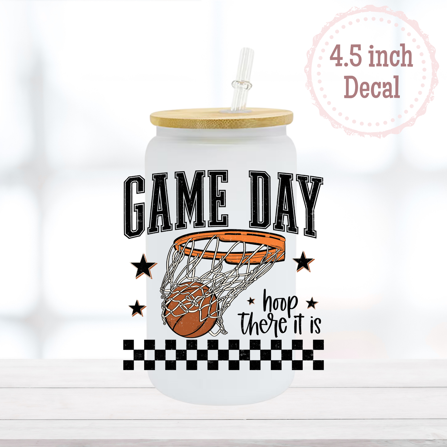 Game Day Basketball UVDTF Decal
