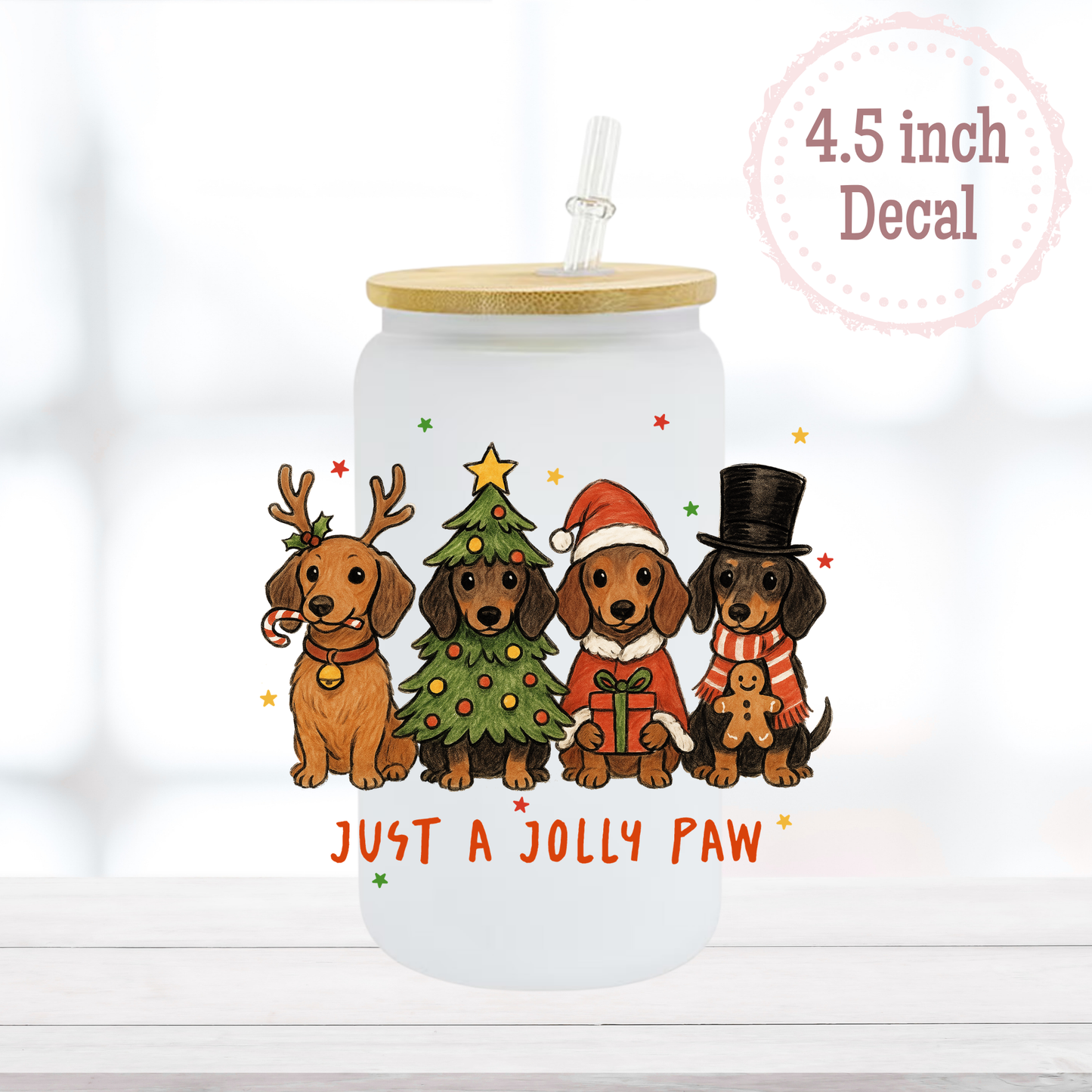 Jolly Paw UVDTF Decal