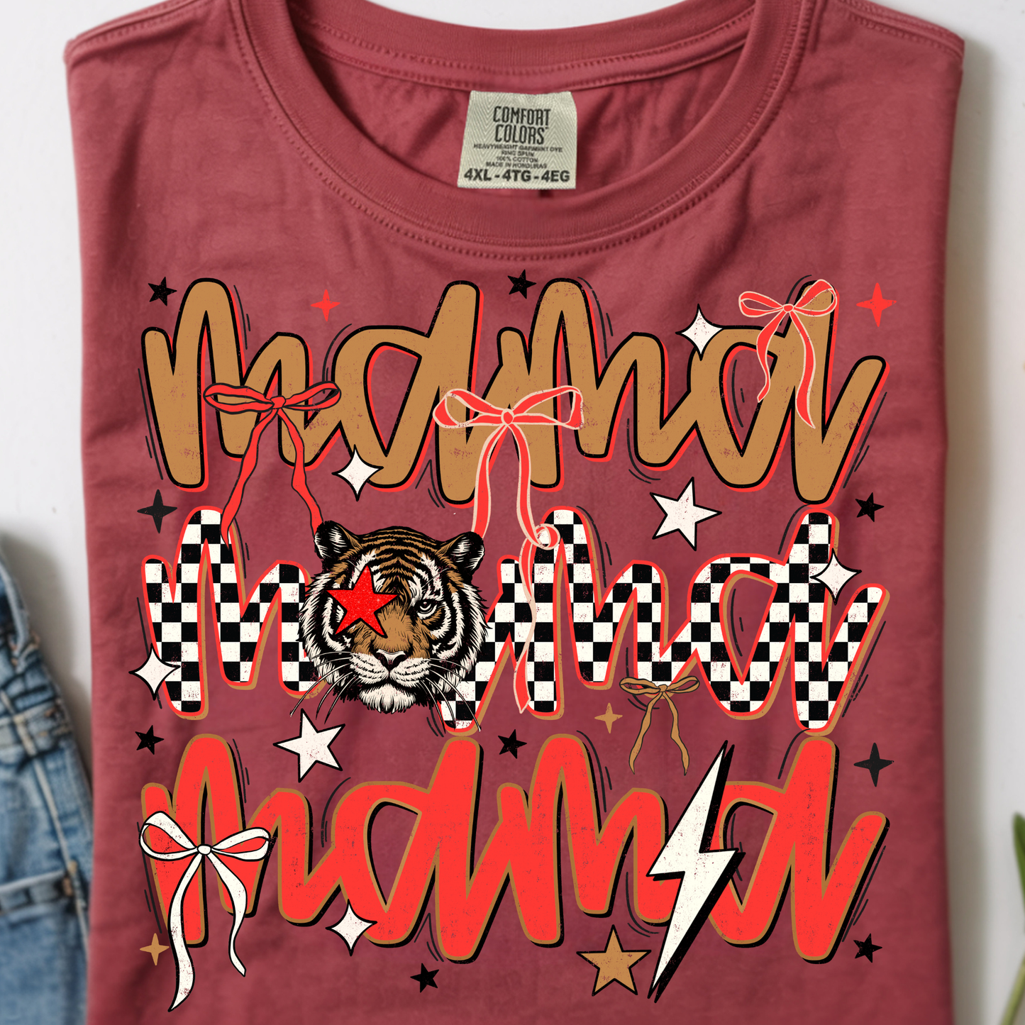 Mama Tiger DTF Print