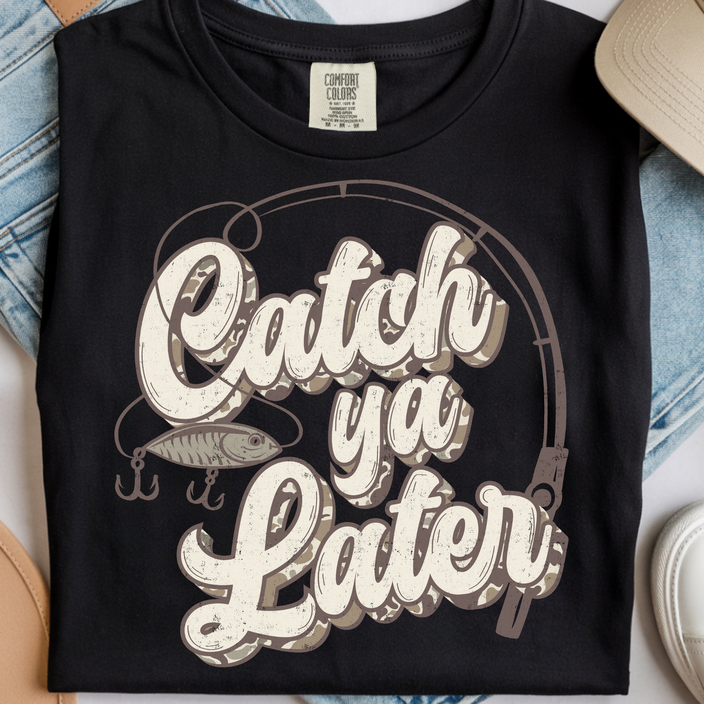 Catch Ya Later Fish DTF Print